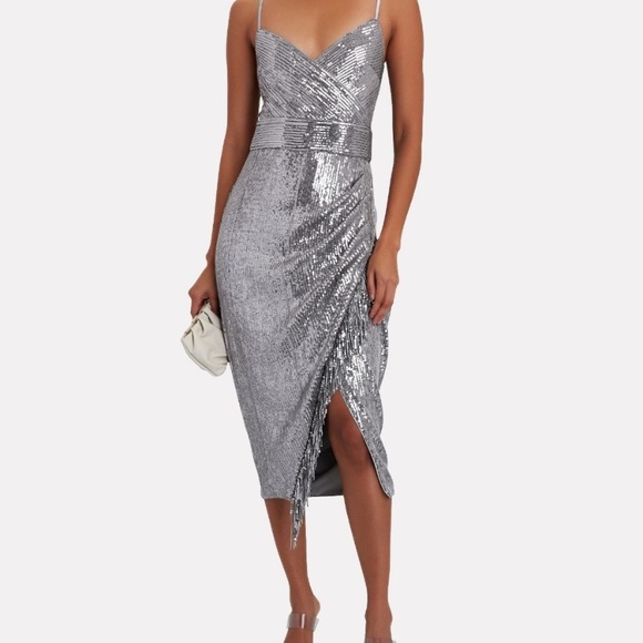 SAYLOR Dresses & Skirts - Gunmetal sequins cocktail dress